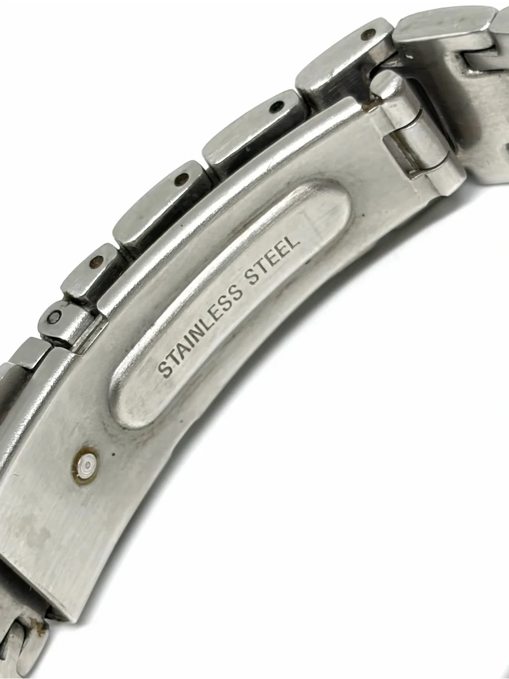Vintage Skagen Stainless Steel Analog Diamond Wrist Watch Working New Battery